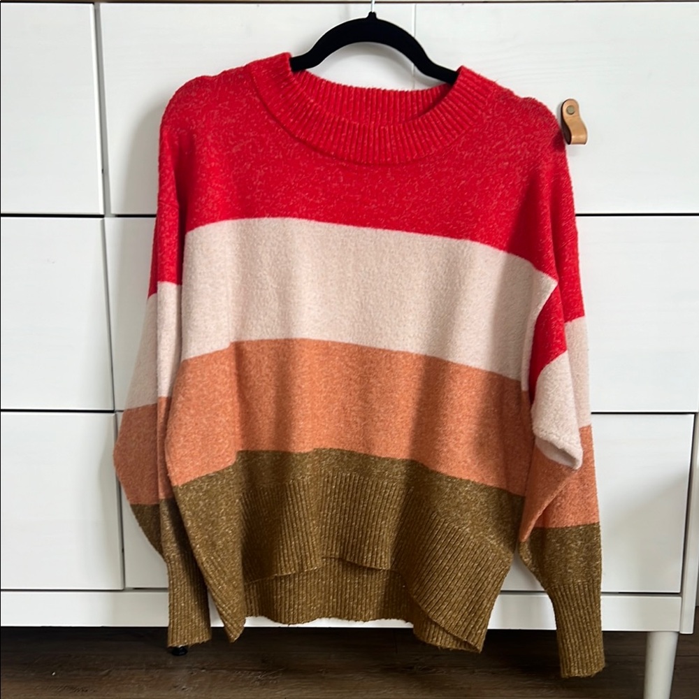 Colorful Striped Sweater
